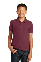 Port Authority Y100 Youth Core Classic Pique Polo.