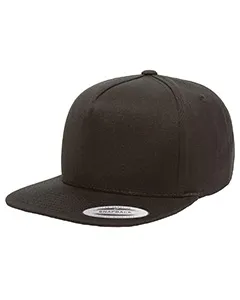 Yupoong Y6007 Adult 5-Panel Cotton Twill Snapback Cap