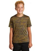 Sport-Tek YST390 Youth PosiCharge Electric Heather Tee.