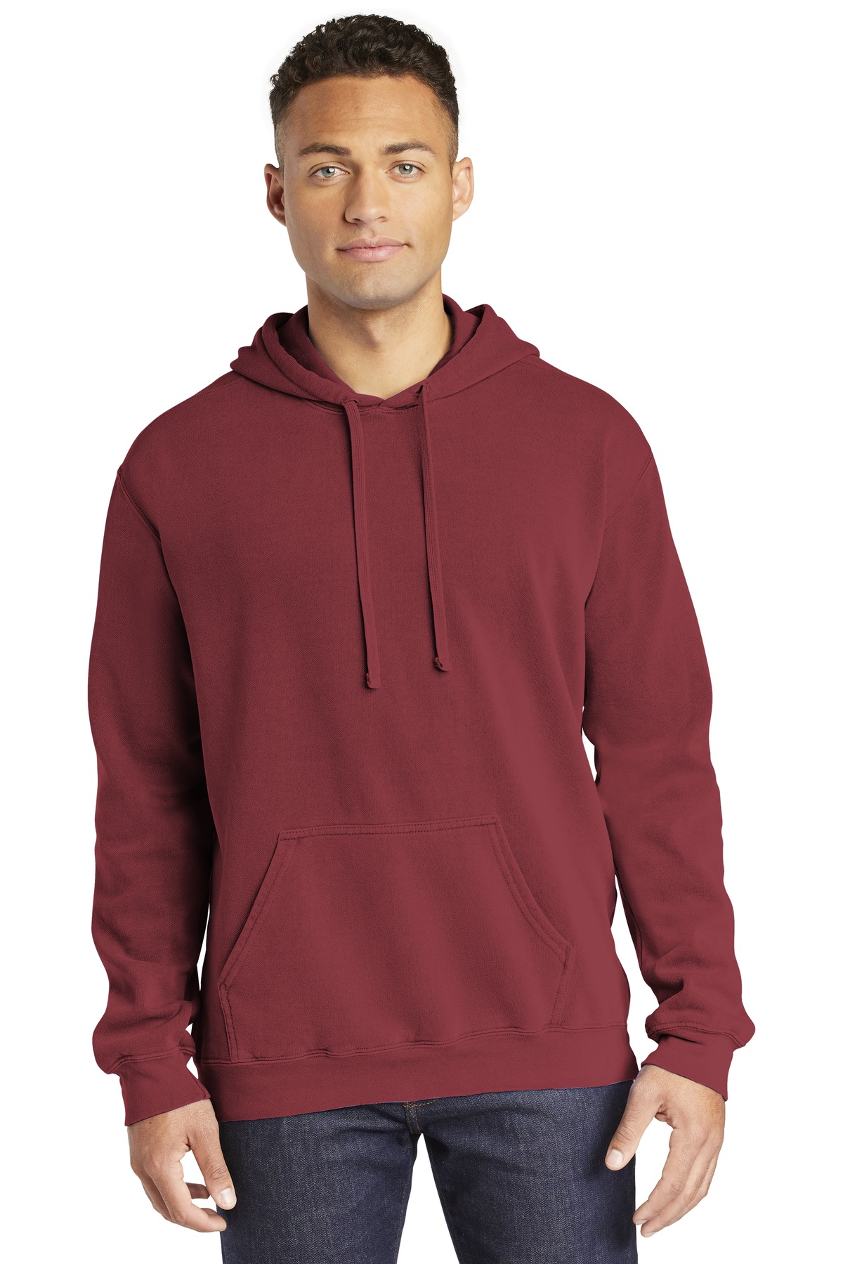 Comfort Colors 9.5 oz. Garment-Dyed Pullover Hoodie. 1567 Grey S