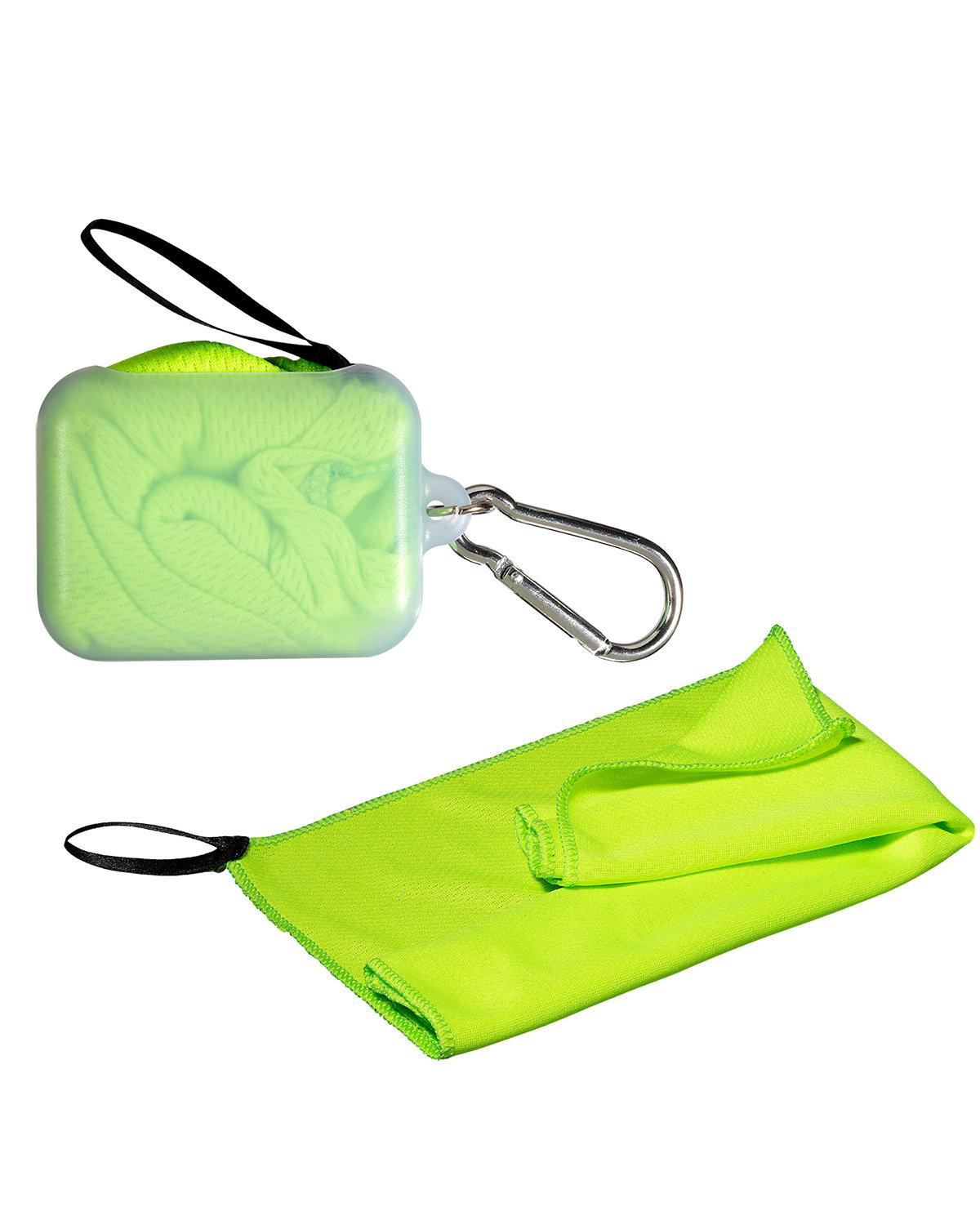 ApparelBus Prime Line TW107 Cooling Towel In Carabiner Case